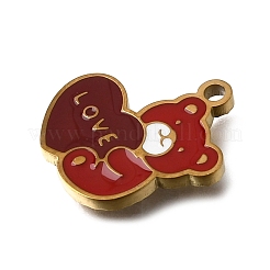 304 Stainless Steel Enamel Pendants&nbsp;SA-CBAA2E4-14G