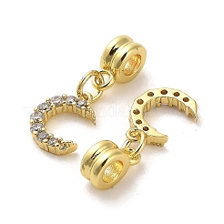 Rack Plating Brass Micro Pave Cubic Zirconia Charms&nbsp;KK-S398-01A