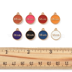 40Pcs Mother's Day Alloy Enamel Charms&nbsp;ENAM-FS0002-79