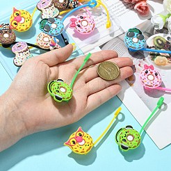 14Pcs 7 Styles PVC & Silicone Dustproof Straw Cap&nbsp;AJEW-CJ0001-25