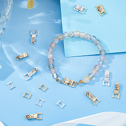 12Pcs 2 Colors Brass Watch Band Clasps&nbsp;KK-DC0005-02