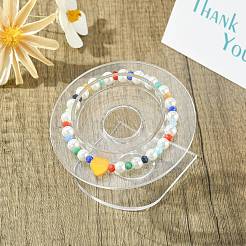 Organic Glass Bracelets/Bangles Display&nbsp;X-BDIS-N002-01