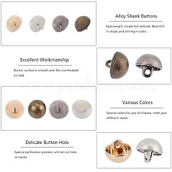 Alloy Shank Buttons&nbsp;BUTT-NB0001-16