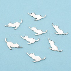 Alloy Kitten Cabochons&nbsp;PALLOY-WH0072-73E-S