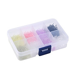 700Pcs 7 Colors Plastic Tiny Ball Stud Earrings&nbsp;EJEW-FS0001-12