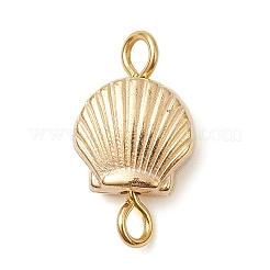 Plating ABS Plastic Shell Connector Charms&nbsp;PALLOY-JF02588