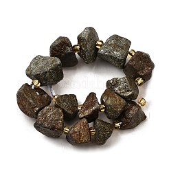 Raw Rough Natural Pyrite Beads Strands&nbsp;G-Z087-A06