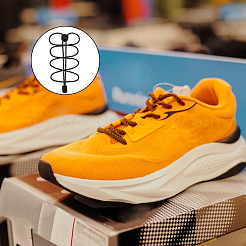 6 Pairs 6 Colors No Tie Elastic Shoe Laces&nbsp;FIND-FH0016-65