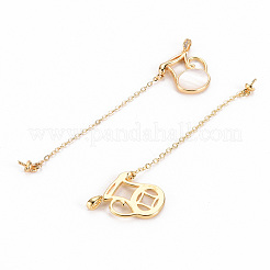 Brass Micro Pave Clear Cubic Zirconia Peg Bails Pendants&nbsp;KK-S356-281-NF