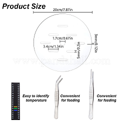 1Pc Rectangle Self-adhesion PET Thermometer&nbsp;TOOL-DR0001-14