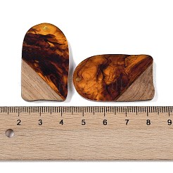 Resin & Wood Pendants&nbsp;WOOD-F015-13B