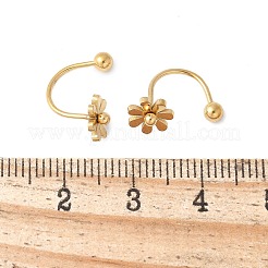 304 Stainless Steel Stud Earrings&nbsp;X-EJEW-E603-01B-G