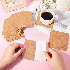 Self-adhesive Cork Coaster&nbsp;LS-AJEW-WH20042-14A