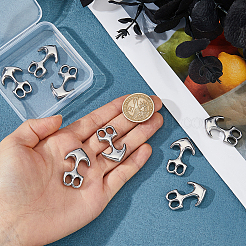 10Pcs Zinc Alloy Hook Clasps&nbsp;STAS-FH0005-57