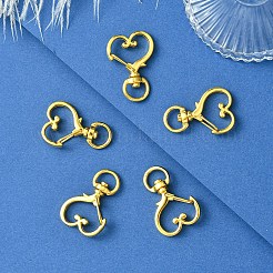 20Pcs 4 Styles Heart/Star Alloy Swivel Clasps&nbsp;FIND-YW0005-60