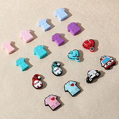 16Pcs 16 Styles Medical Theme Food Grade Eco-Friendly Silicone Focal Beads&nbsp;SIL-CA0003-31