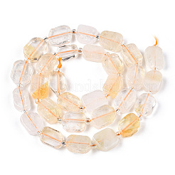 Heated Natural Citrine Beads Strands&nbsp;G-T138-22