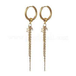 3 Pairs 3 Styles 304 Stainless Steel Hoop Earring for Women&nbsp;EJEW-JE07102