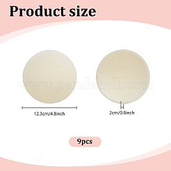 EVA Cloth Round Fascinator Hat Base for Millinery Magic&nbsp;AJEW-WH0248-846A