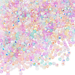 16 Strands 8 Colors Transparent Glass Beads Strands&nbsp;EGLA-TA0013-48
