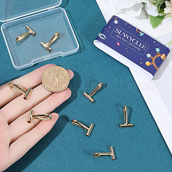 8Pcs Alloy Brooch Convert Pendant Hooks&nbsp;FIND-SC0019-06B-G