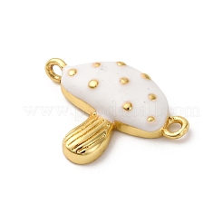 Brass Enamel Connector Charms&nbsp;KK-I276-14G-01