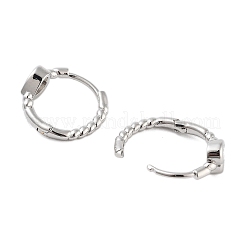 Rack Plating Brass Hoop Earrings&nbsp;EJEW-N055-34P-RS