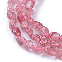 Natural Strawberry Quartz Beads Strands&nbsp;G-P433-10