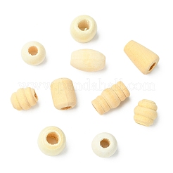 700 Pcs 7 Styles Unfinished Wood Beads&nbsp;WOOD-CJ0002-65