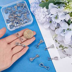 30Pcs Filigree Rack Plating Brass Pendant Pinch Bails&nbsp;KK-SP0002-02