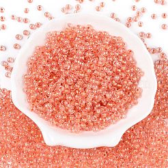 6/0 Transparent Inside Colours Glass Seed Round Beads&nbsp;SEED-N006-004J