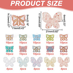 15Style Plating Transparent Acrylic Beads&nbsp;OACR-AR0001-19