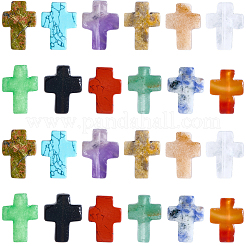 24Pcs 12 Styles Mixed Gemstone Beads&nbsp;G-SC0003-69