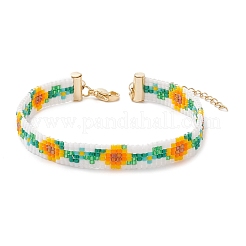 Glass Seed Beaded Bracelets for Women&nbsp;BJEW-MZ00209