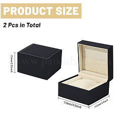 PU Leather Watch Storage Gift Box&nbsp;CON-WH0097-48