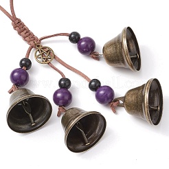 Iron Bell Pendant Decoration&nbsp;HJEW-JM02474