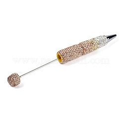 Iron Beadable Pen&nbsp;AJEW-R001-03G