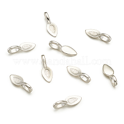 Tibetan Style Alloy Glue-on Flat Pad Bails&nbsp;PALLOY-TA0001-27