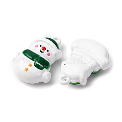 Christmas Themes Baking Paint Alloy Pendants&nbsp;FIND-G097-02I