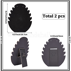 2Pcs Desktop Paper Necklace Display Stands&nbsp;NDIS-SC0001-03B