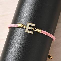 Adjustable Nylon Cord Bracelets&nbsp;X-BJEW-C096-01G-05