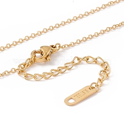 Ion Plating(IP) 304 Stainless Steel Knot Pendant Necklace for Women&nbsp;NJEW-P262-33G