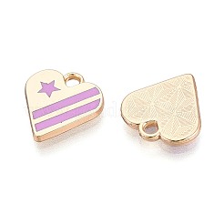 Alloy Enamel Pendants&nbsp;ENAM-T022-90B-G