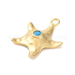 Summer Beach Dyed Synthetic Turquoise Pendants&nbsp;KK-U042-15G