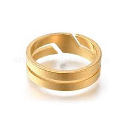 304 Stainless Steel Rings for Women&nbsp;RJEW-S238-07G