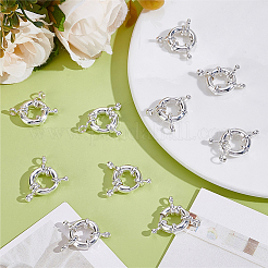 12Pcs Brass Spring Ring Clasps&nbsp;KK-BBC0024-17A