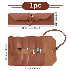 Multipurpose PU Leather Jewelry Rolls for Jewelry&nbsp;AJEW-WH0696-192B