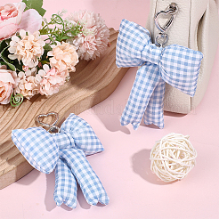 Polyester & Alloy Pendant Decoration&nbsp;HJEW-WH0036-163A