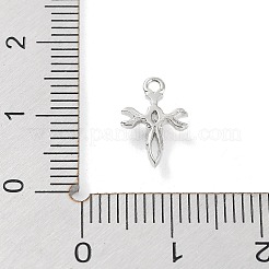 Brass Micro Pave Cubic Zirconia Pendants&nbsp;KK-K276-04P