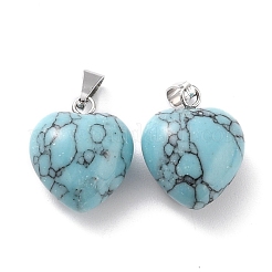 Synthetic Turquoise Pendants&nbsp;G-I311-A33